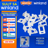 Wadfow by Winland 100pcs Floor Tile Levelers Tile Spacers Anchor 1.0mm-3.0mm SOLD PER PACK WAD-HT